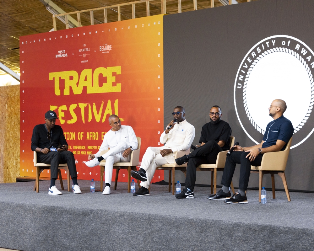 Chief Commercial Officer of betPawa Ntoudi Mouyelo speaking on a panel for Unlocking the creative industry’s treasure trove.