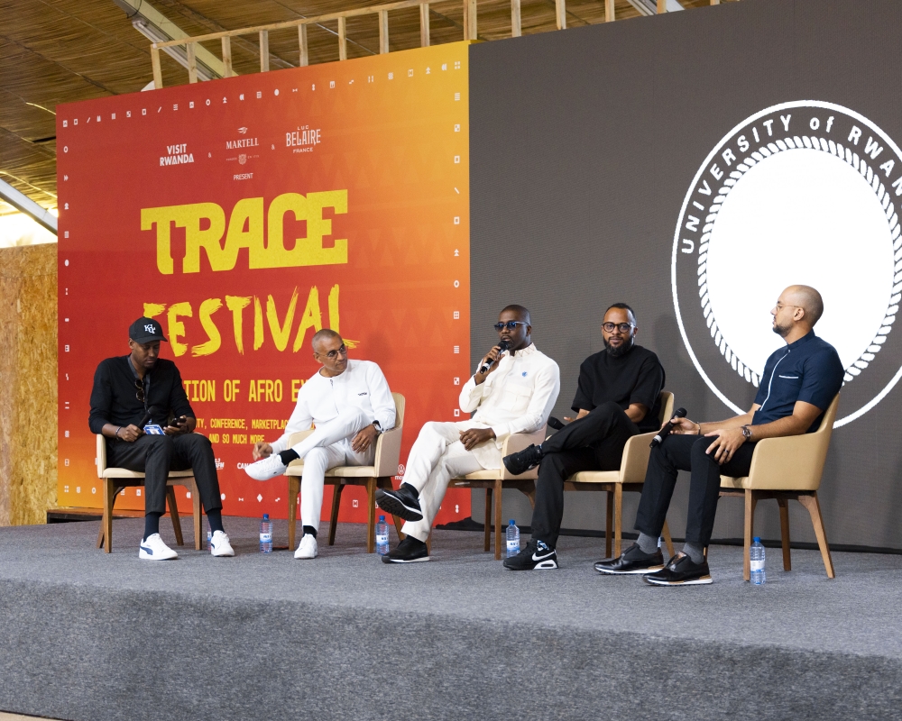 Chief Commercial Officer of betPawa Ntoudi Mouyelo speaking on a panel for Unlocking the creative industry’s treasure trove.