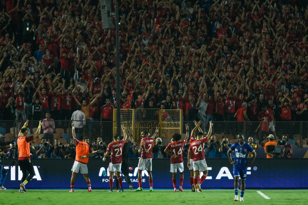 Al Ahly eliminate Simba SC after a 1-1 draw in the second leg of the CAF African Football League quarterfinals    at the Cairo International Stadium on Tuesday . Courtesy