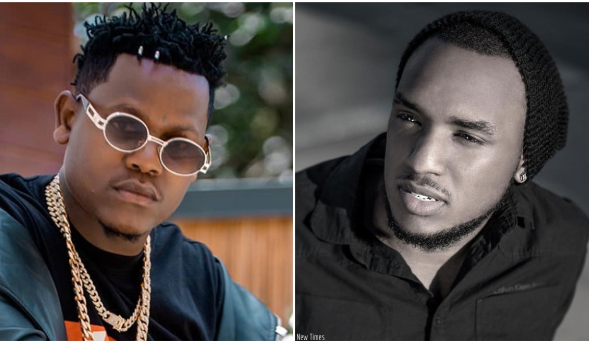 Bruce Melodie (left) and The Ben have been at the centre of a supposed feud between the two star Rwandan artistes with their fans said to be fueling the long-running &#039;beef&#039;. 