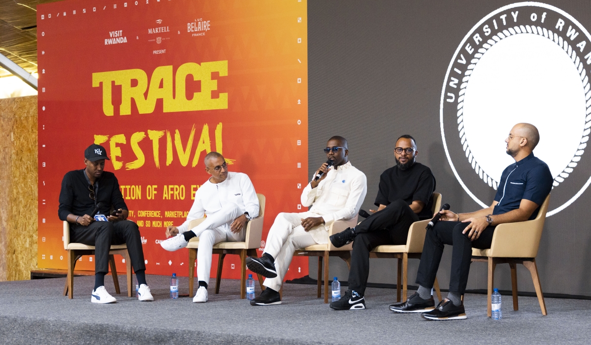 Chief Commercial Officer of betPawa Ntoudi Mouyelo speaking on a panel for Unlocking the creative industry’s treasure trove.