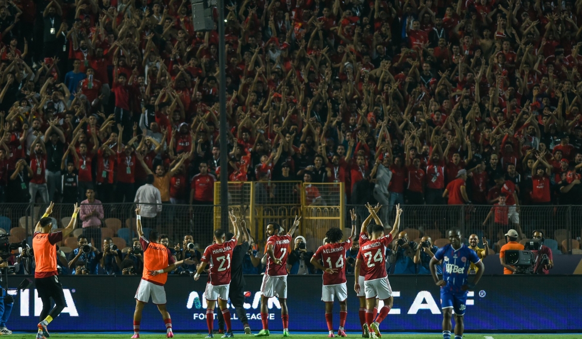 Al Ahly eliminate Simba SC after a 1-1 draw in the second leg of the CAF African Football League quarterfinals    at the Cairo International Stadium on Tuesday . Courtesy