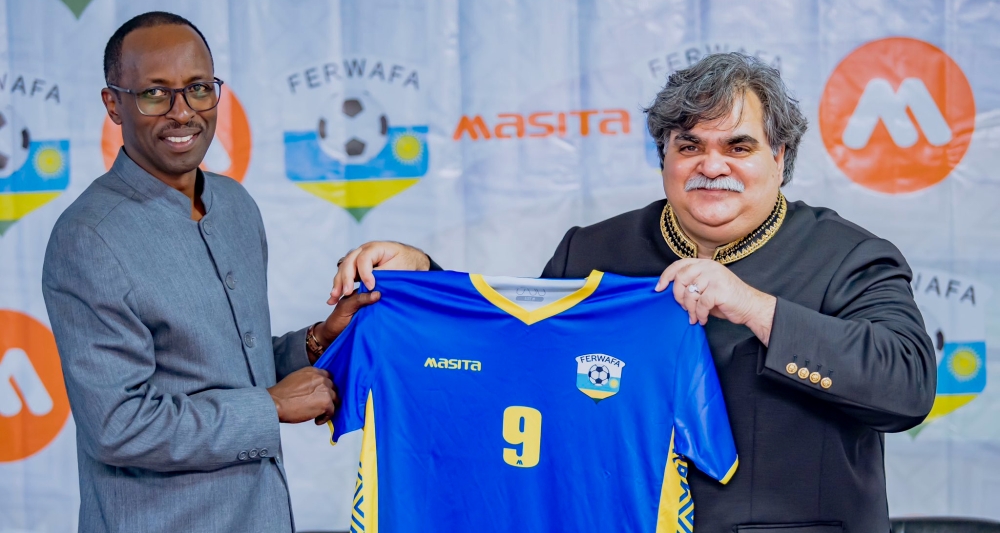 Rwandan Football Federation (FERWAFA) has signed a four-year kit deal with renowned Dutch sportswear and football equipment supplier MASITA. Courtesy