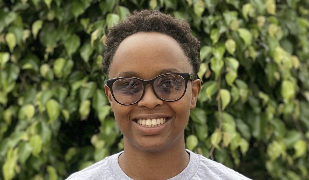 Fatuma Mukamugema, a basketball coach from Shooting Touch Rwanda.