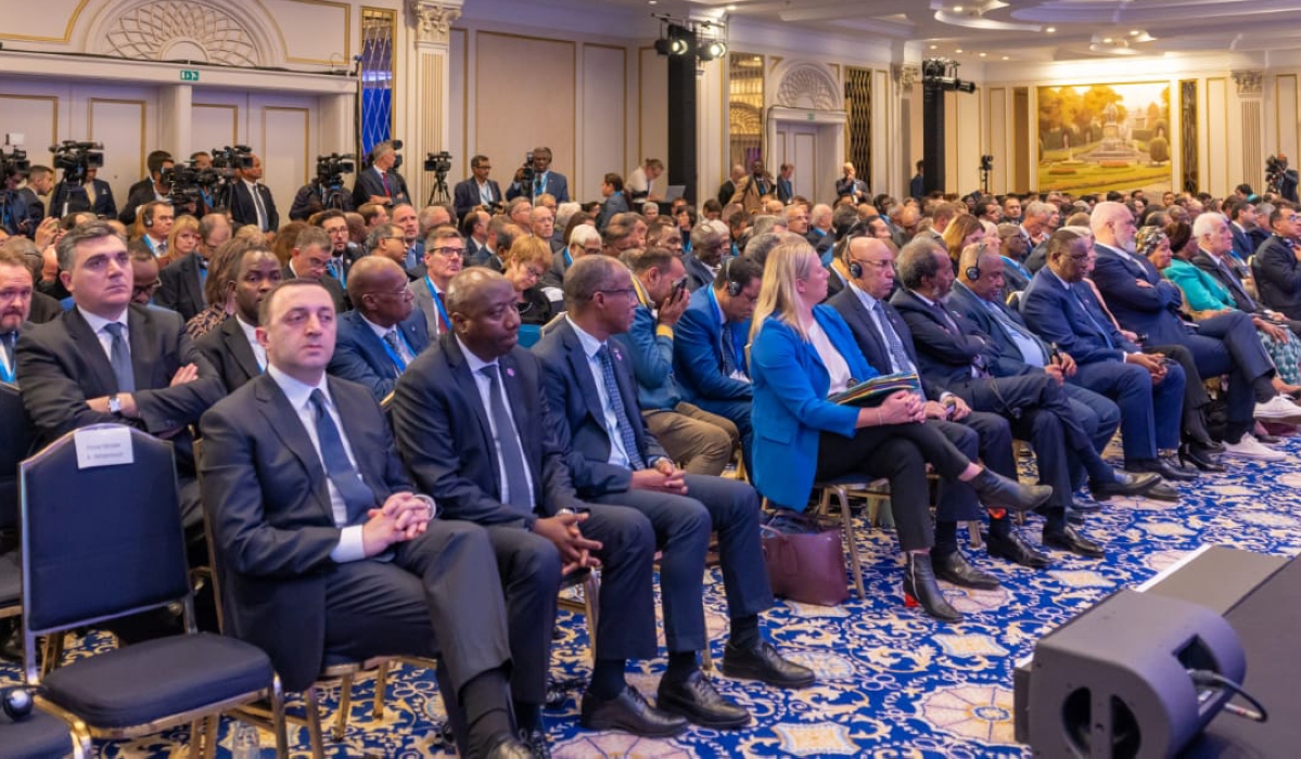 Prime Minister Edouard Ngirente is attending the opening ceremony of the Global Gateway Forum 2023 in Brussels, Belgium on Wednesday, October 25. Courtesy