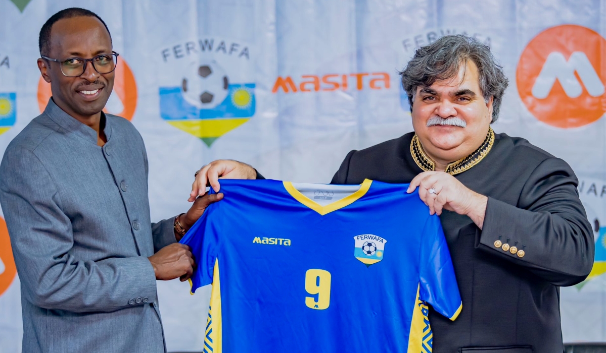 Rwandan Football Federation (FERWAFA) has signed a four-year kit deal with renowned Dutch sportswear and football equipment supplier MASITA. Courtesy