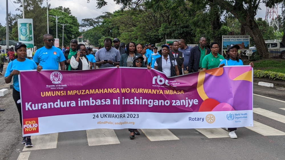 World Polio Day event was held in Rubavu District. Photos by Germain Nsanzimana