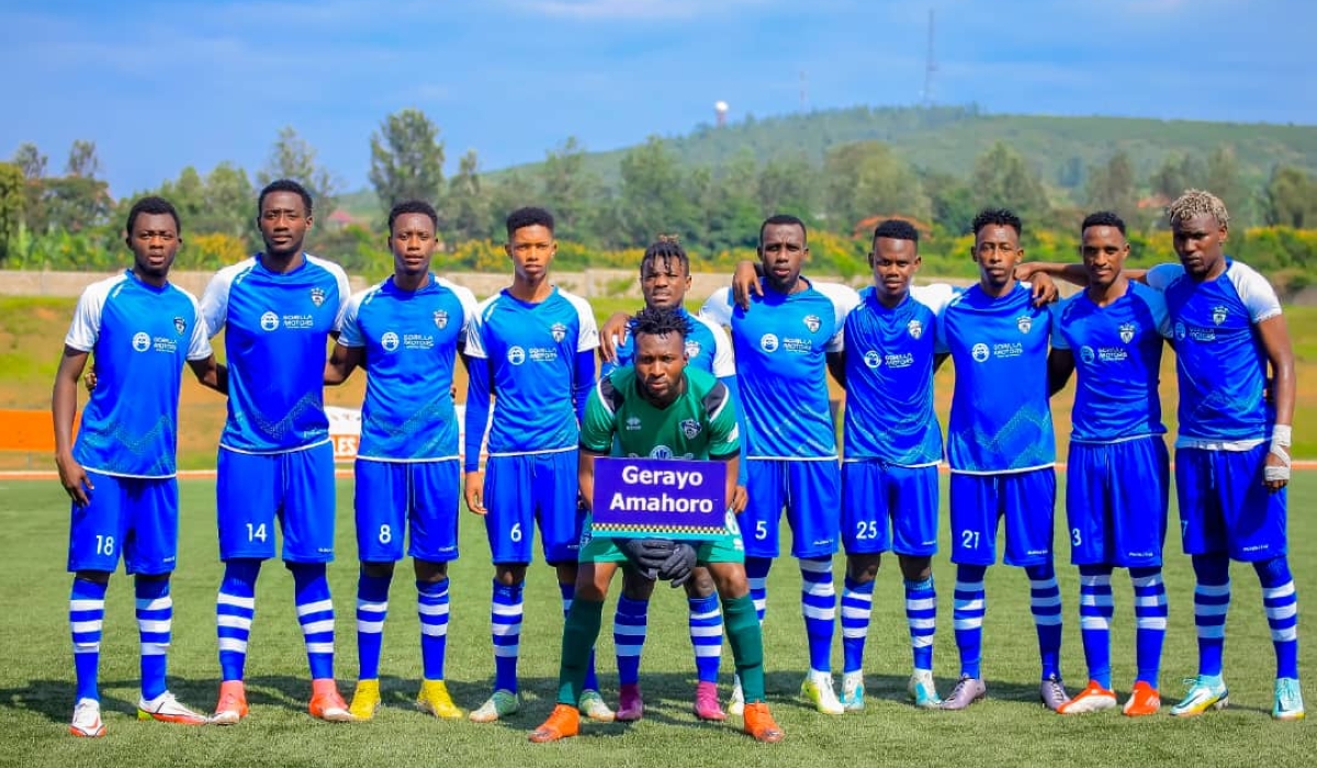 The Gorilla team poses for a photo during the game against Marines FC. Courtesy