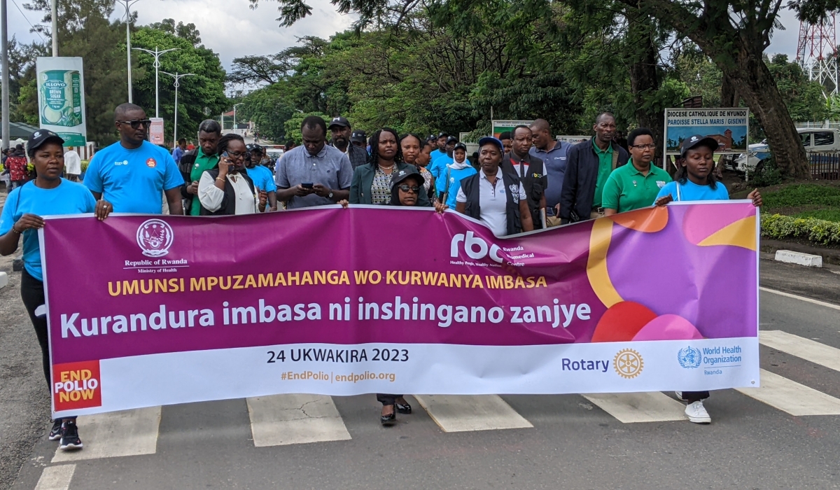 World Polio Day event was held in Rubavu District. Photos by Germain Nsanzimana