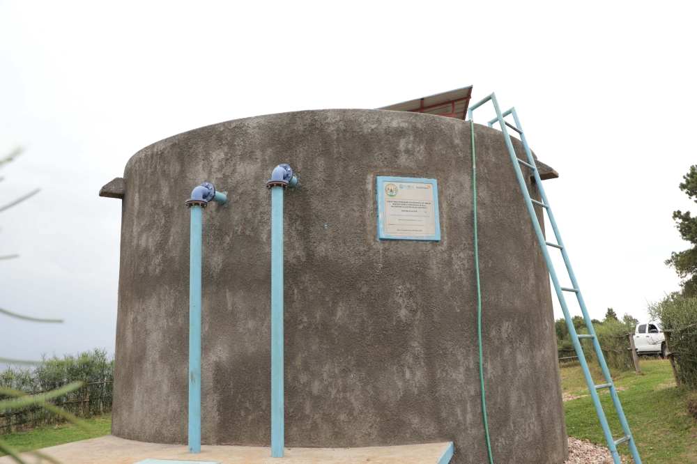 Mbazi water supply  in Huye District. According to district officials residents of four sectors in Huye district have reached a significant milestone with 100% water access. Courtesy