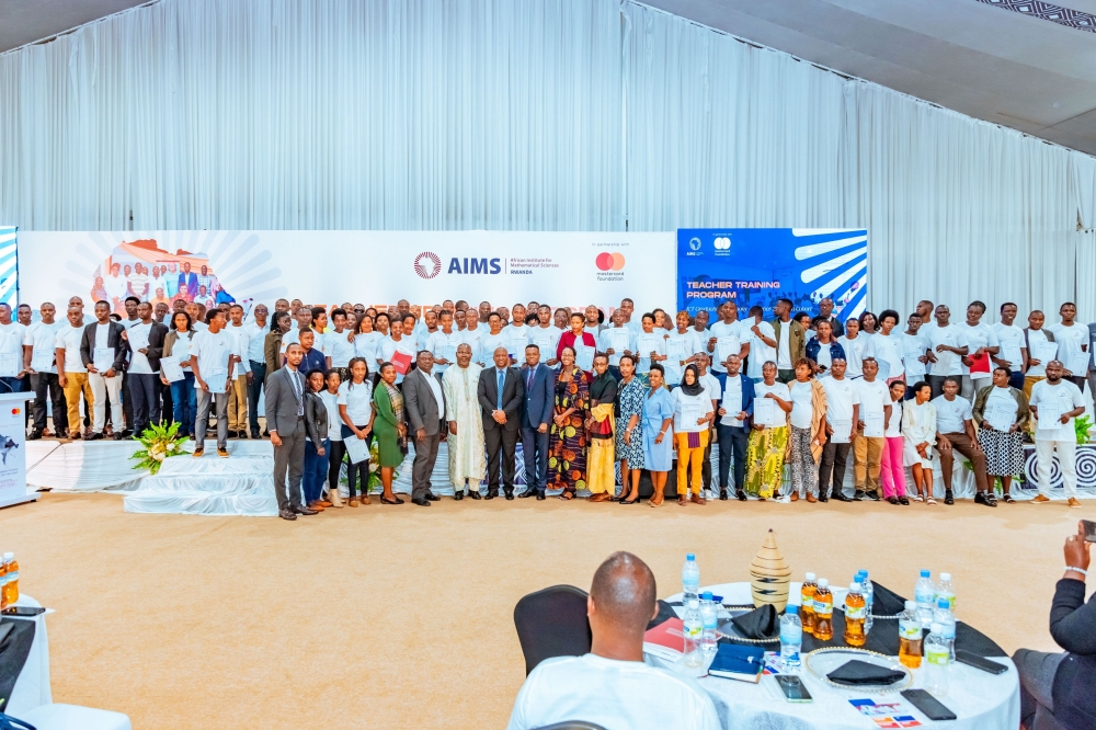 Some of over 700 teachers who successfully completed a sixth cohort of the Teacher Training Program (TTP) in effective Information Communication Technology (ICT) skills on October 29 in Kigali. Courtesy