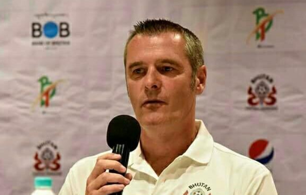 German tactician Torsten Frank Spittler , the newly appointed for National football team coaching job. Courtesy