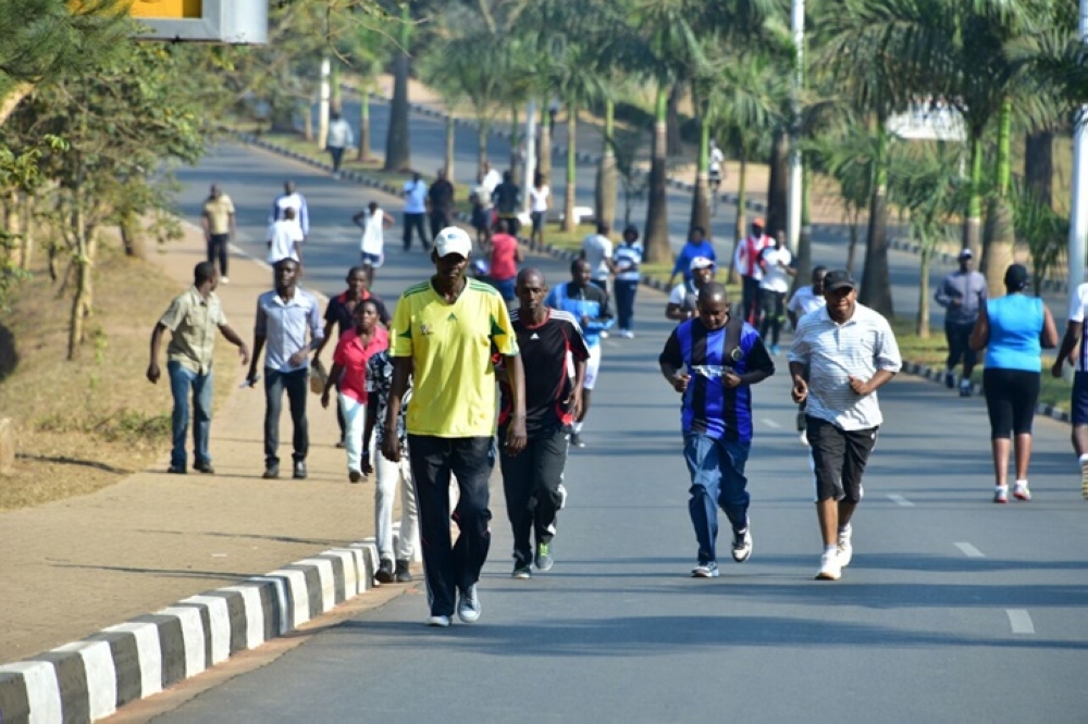 On the first and third Sundays of each month, Kigali’s streets transform into a vibrant sports festival called the Car Free Day. File photo 
