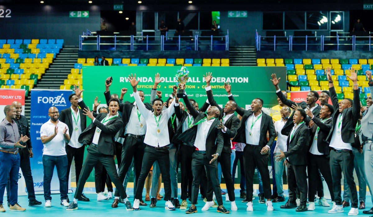 Gisagara Volleyball Club claimed the 2023 men&#039;s Volleyball League title. PHOTOS BY MOSES NIYONZIMA
