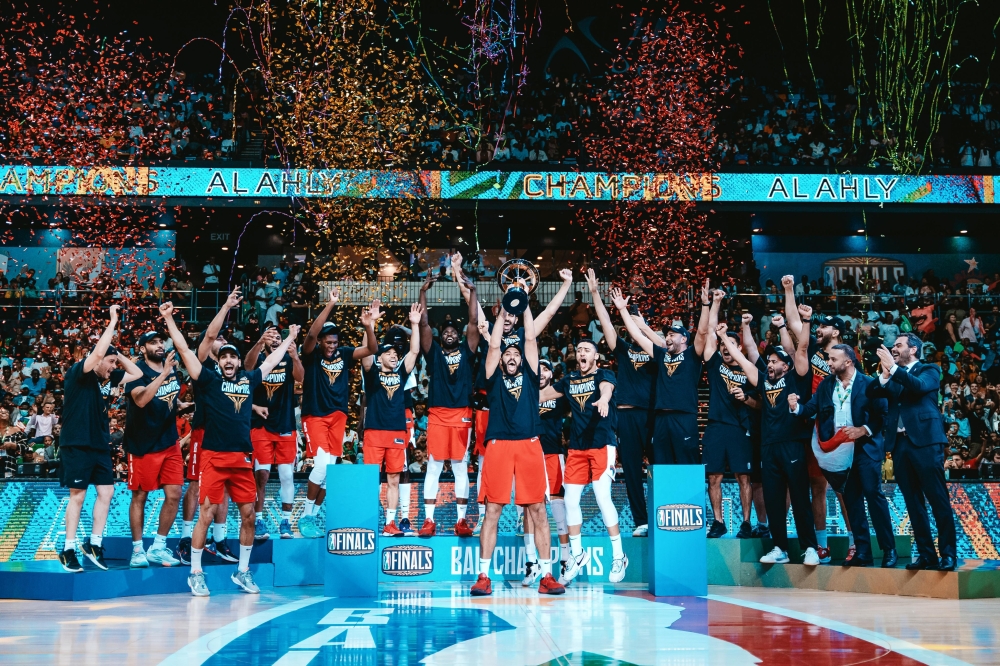 Egyptian giants Al Ahly are champions of the 2023 Basketball Africa League after stunning AS Douanes 80-65 in the final at BK Arena on May 27. File