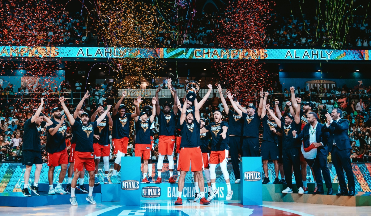 Egyptian giants Al Ahly are champions of the 2023 Basketball Africa League after stunning AS Douanes 80-65 in the final at BK Arena on May 27. File