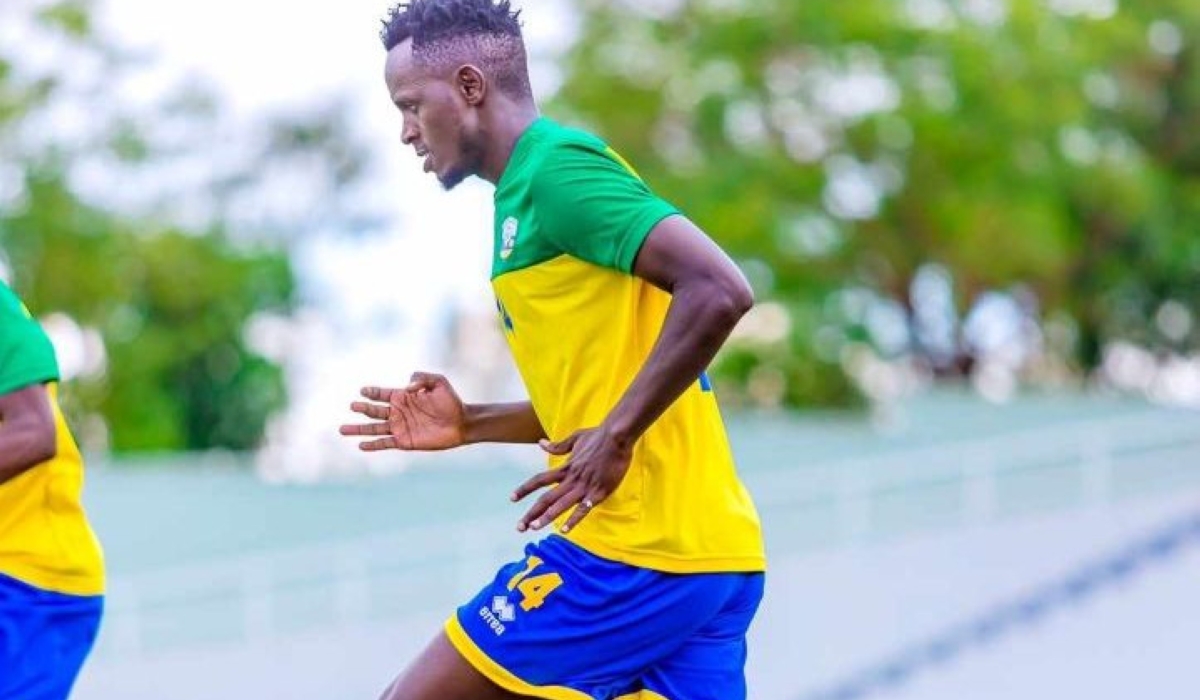 Striker Bienvenue Mugenzi is looking forward to making an impact at the national team ahead of Rwanda’s upcoming World Cup qualifiers against Zimbabwe and South Africa. Courtesy