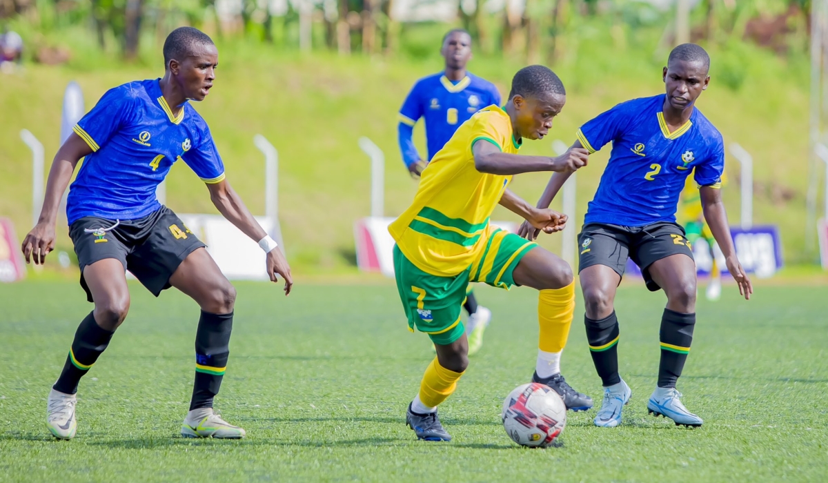Sosthène Habimana’s boys were sent packing after losing 2-1 at the hands of Tanzania, at the FUFA Technical Centre Njeru on Wednesday. Courtesy