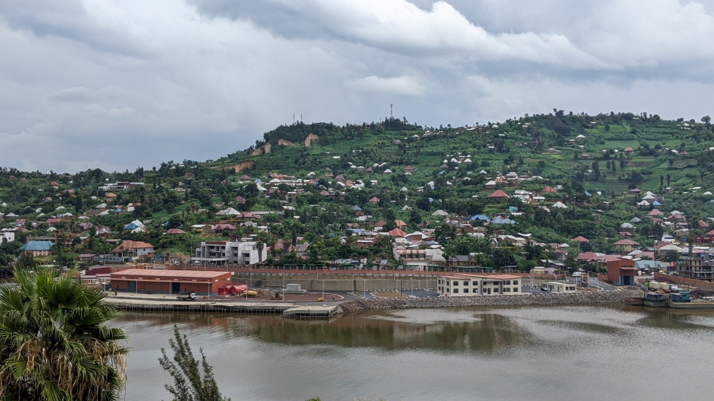 A landscape view of the newly constructed Rubavu Port on the shores of Lake Kivu in Nyamyumba Sector. According to the officials the construction of  port stands at 96 percent and the port is set to open in December. Photos by Germain Nsanzimana