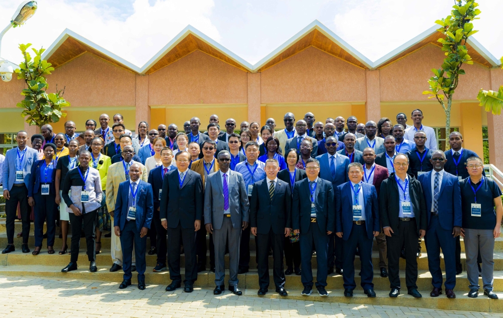 Delegates pose for a group photo during the 6thInternational Conference on Environment, Energy and Development (ICEED2023) in Kigali November 8, 2023. COURTESY