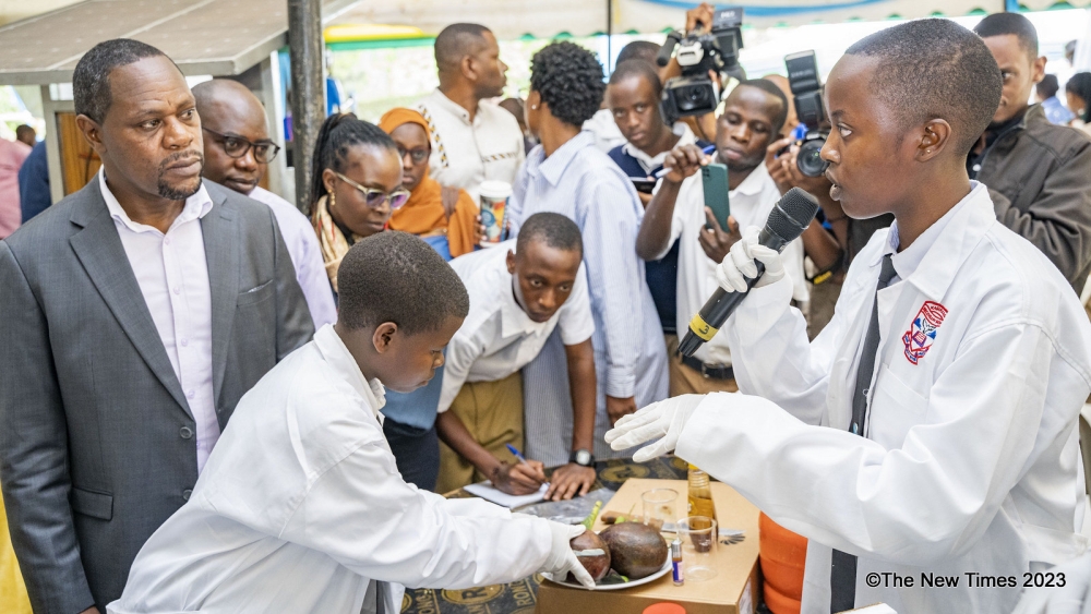 The exhibitions focused on thematic areas such as electricity, electronics and robotics, ICT, chemicals and cosmetics, food processing, agriculture technology. Emmanuel Dushimimana