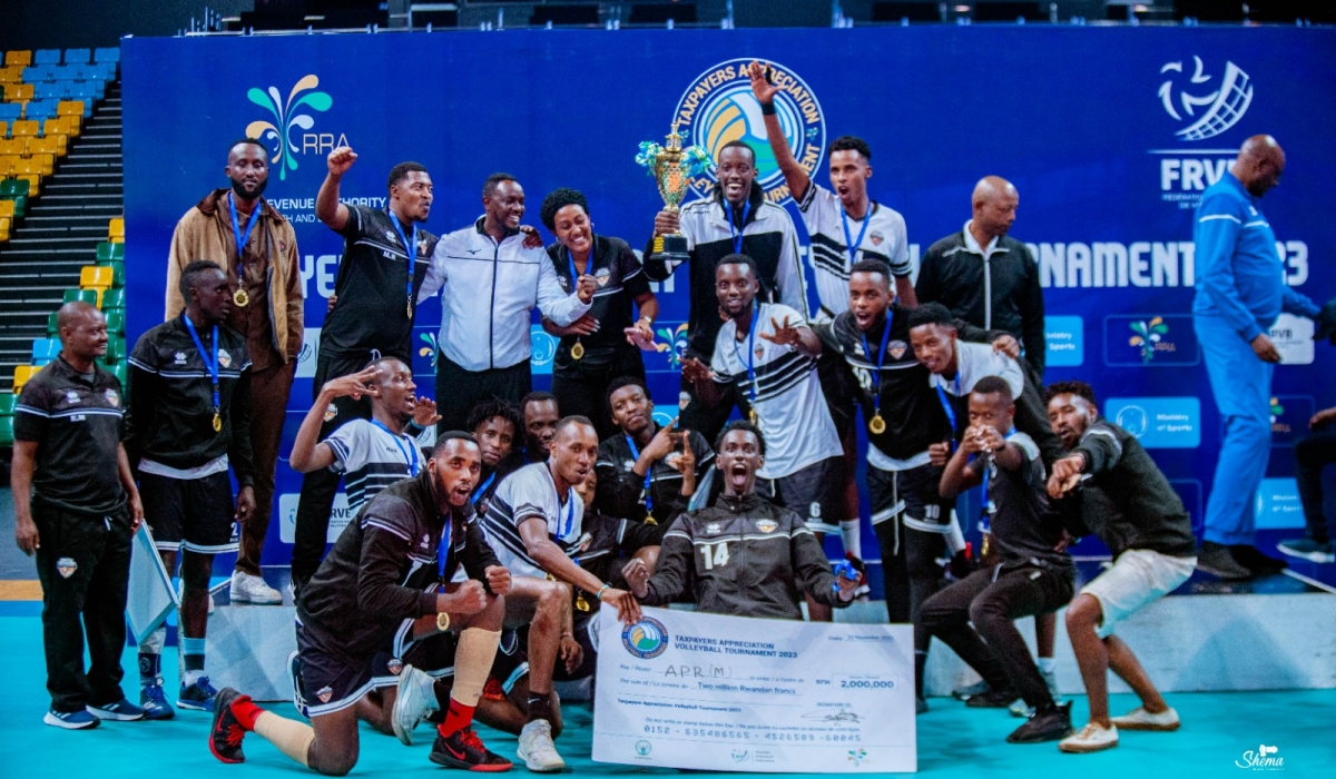 APR Volleyball win the Taxpayer’s Appreciation Volleyball tournament in men and women categories respectively over the weekend. PHOTOS BY SHEMA