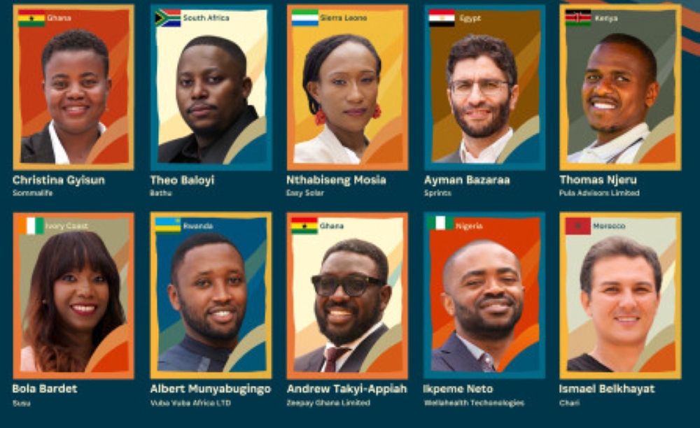 Ten finalists who will be awarded  at the upcoming Africa’s Business Heroes summit in Kigali slated for November 23 through 24. Courtesy
