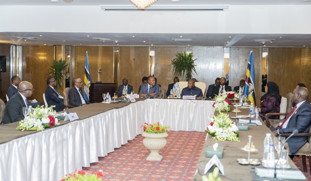 EAC East African Community (EAC) High Level Consultative Meeting on Eastern DRC in  Sharm El-Sheikh in Egypt, on November 7, 2022. The next meeting will take place November 23-24 in Arusha, Tanzania. Courtesy