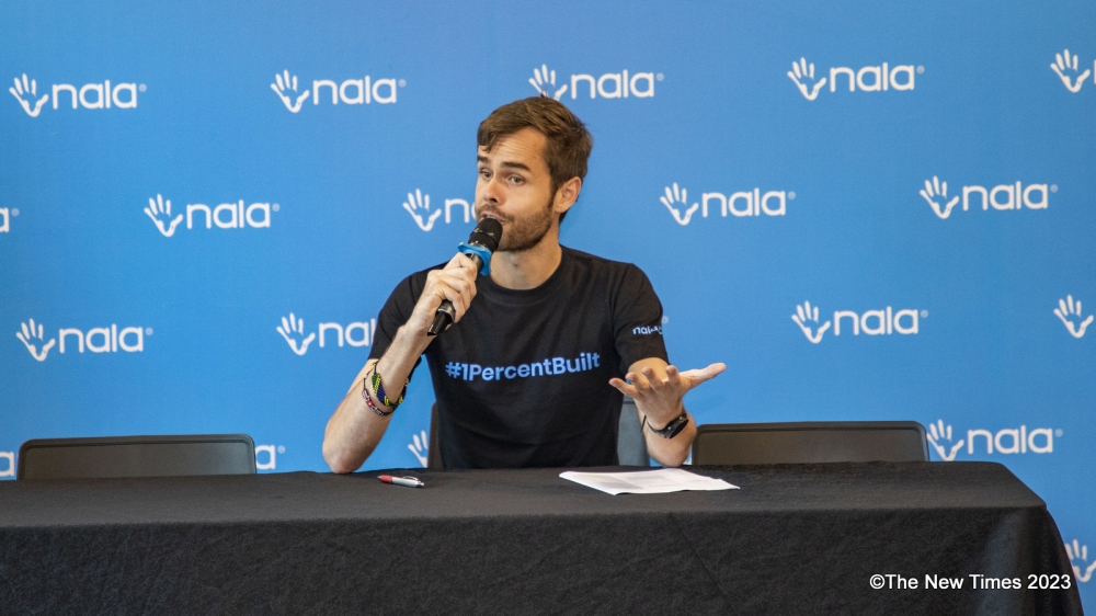 The NALA Group Chief Operating Officer, Nicolai Eddy, said the company got the licence from Rwanda’s central bank in June 2023. Photos by Emmanuel Dushimimana