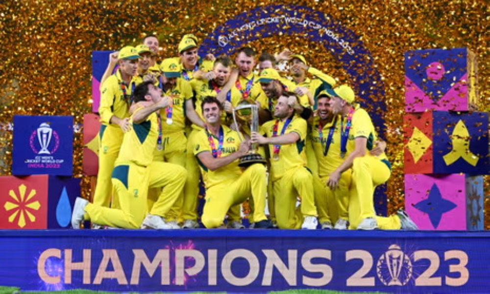 Australia stun India to win Cricket World Cup 2023. Internet