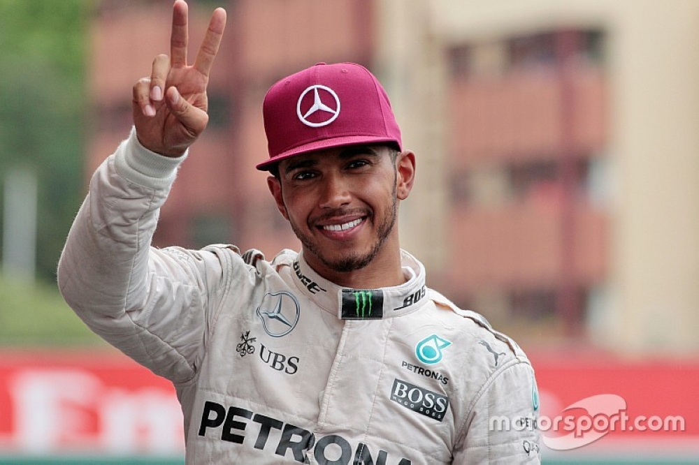 British Formula One (F1) star Lewis Hamilton