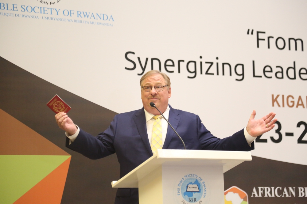 Renowned American evangelist, Pastor Rick Warren, is set to lead the All-Africa Healthy Church Conference in Kigali on Thursday, November 30. Photo by Sam Ngendahimana