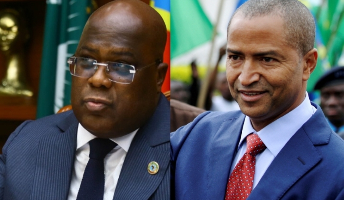 The incumbent, Felix Tshisekedi and Moise Katumbi. Courtesy