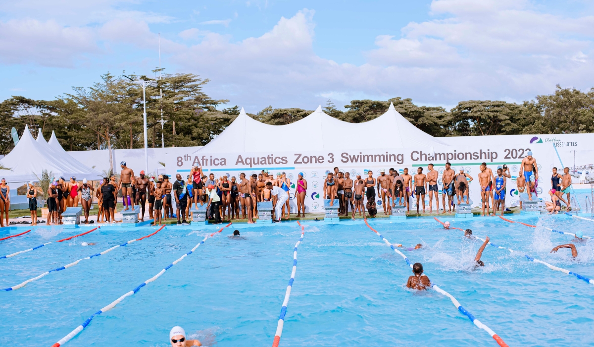 ZONE 3 Boot camp warm up, in Kigali. Courtesy