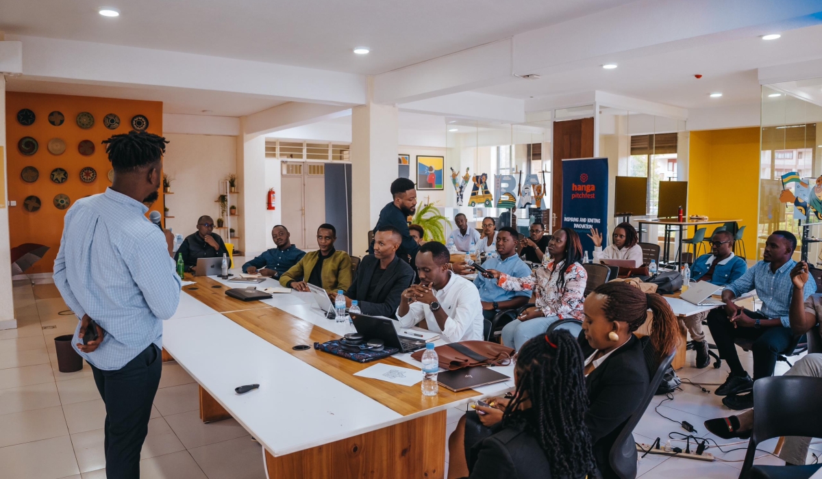 Participants are seen here during a boot camp session of the third edition of Hanga Pitchfest, a startup pitching competition, on November 13. The top 25 startups are set to pitch their innovative solutions before judges on November 24. COURTESY PHOTOS