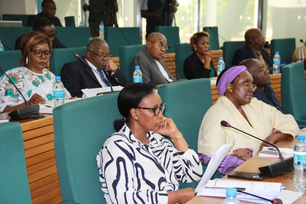 EALA MPs during a plenary session on November 8, 2023, in Arusha, Tanzania, the headquarters of the EAC. The assembly is in Kigali in line with the rotational sittings principle in the EAC Partner States’ capitals to bring the community closer to the people. Courtesy photo