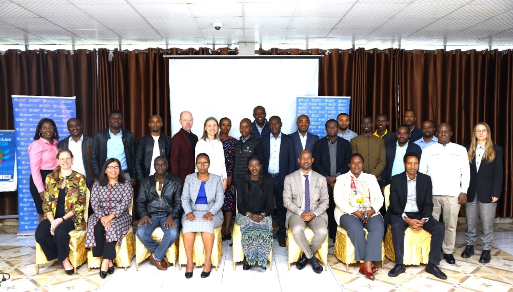 Delegates who attended the opening of the first training session of the PSTA 5 “Rwanda Agriculture and Food Systems - Policy Learning Programme” (PLP)