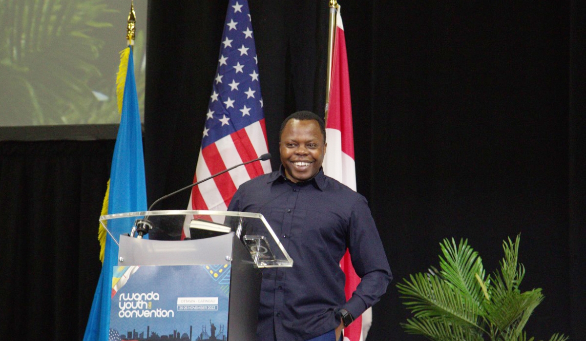 Rwanda’s Minister of Youth Abdallah Utumatwishima  has urged Rwandan youth in USA, Canada to value Ndi Umunyarwanda during Rwanda Youth Forum on Saturday, November 25
