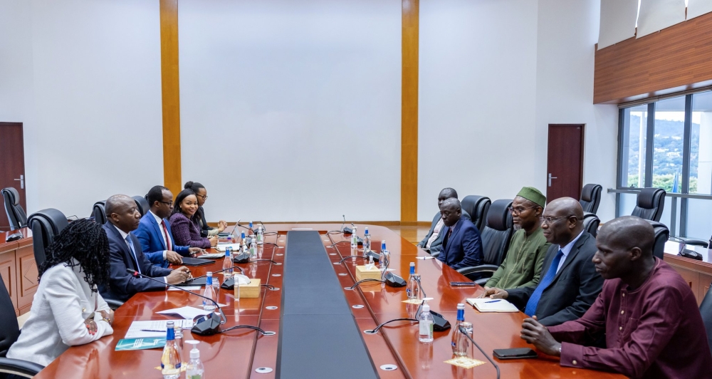 Prime Minister Edouard Ngirente held discussions with Gambia&#039;s Vice President, Muhammad Jallow, on Tuesday, November 28.