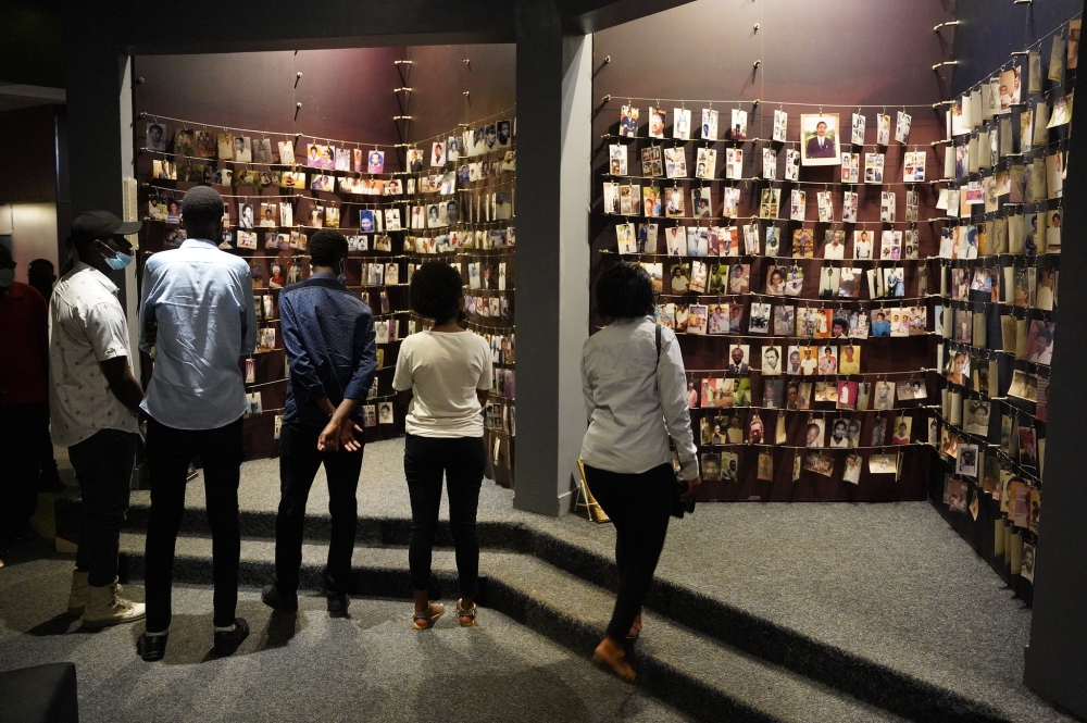 Visitors tour Kigali Genocide Memorial to learn more about Rwandan history. PHOTO BY CRAISH BAHIZI