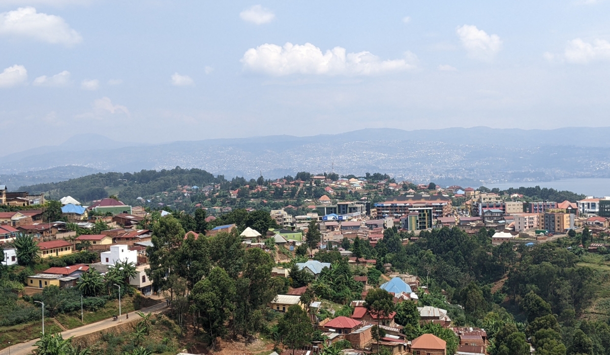 A landscape view of Rusizi town which is one of the six second cities in Rwanda. PHOTOS BY GERMAIN NSANZIMANA