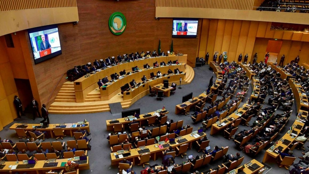 An African Union session at its headquarters in Addis Ababa, Ethiopia. PHOTO _ TONY KARUMBA _ AFP