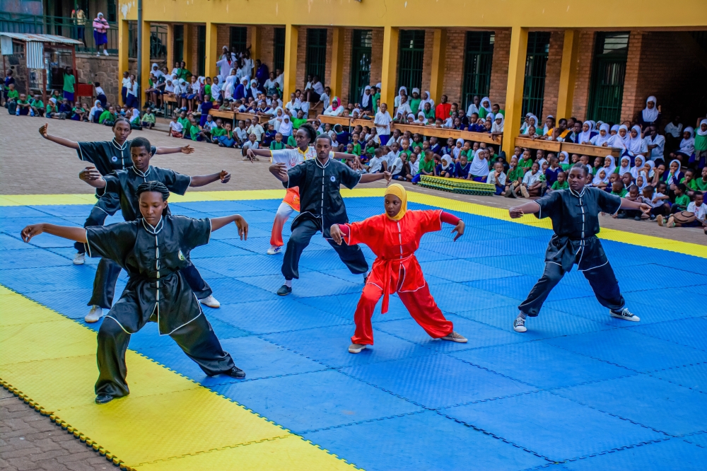 Rwanda Kung-Fu Wushu Federation (RKWF) last week launched a new initiative to promote Kung-Fu in schools. Courtesy