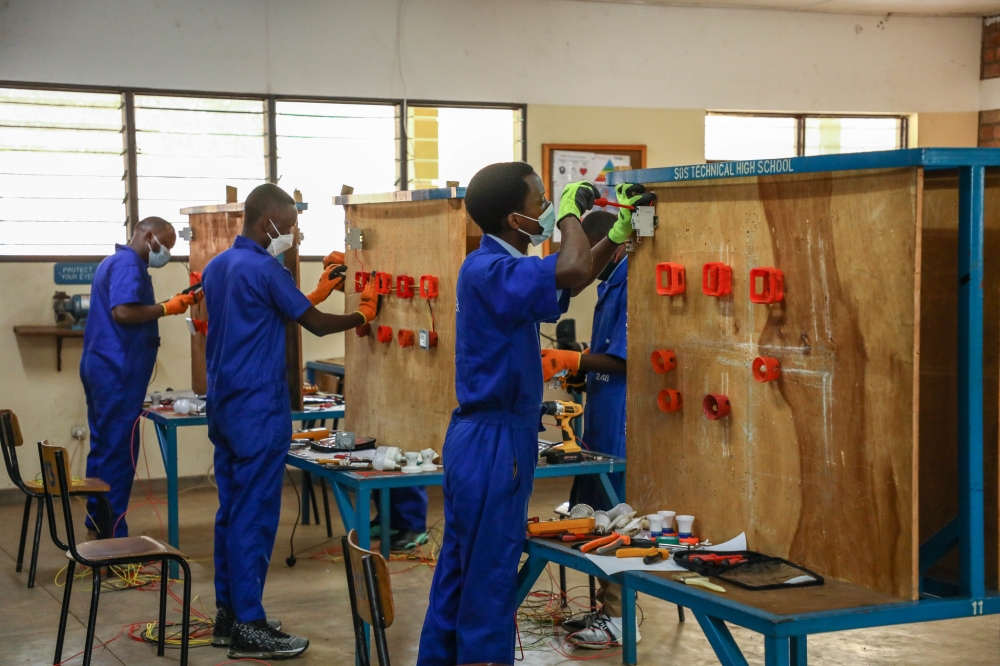 The government is aiming to increase job creation by enrolling at least 60 per cent of students in Technical and Vocational Education and Training (TVET). Craish BAHIZI