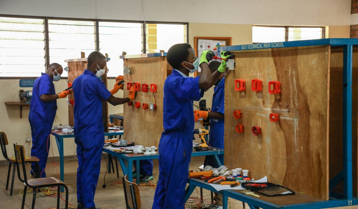 The government is aiming to increase job creation by enrolling at least 60 per cent of students in Technical and Vocational Education and Training (TVET). Craish BAHIZI