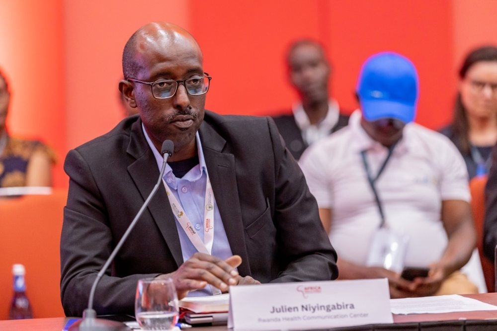 Julien Niyingabira, the Division Manager of the Rwanda Health Communication Centre. File
