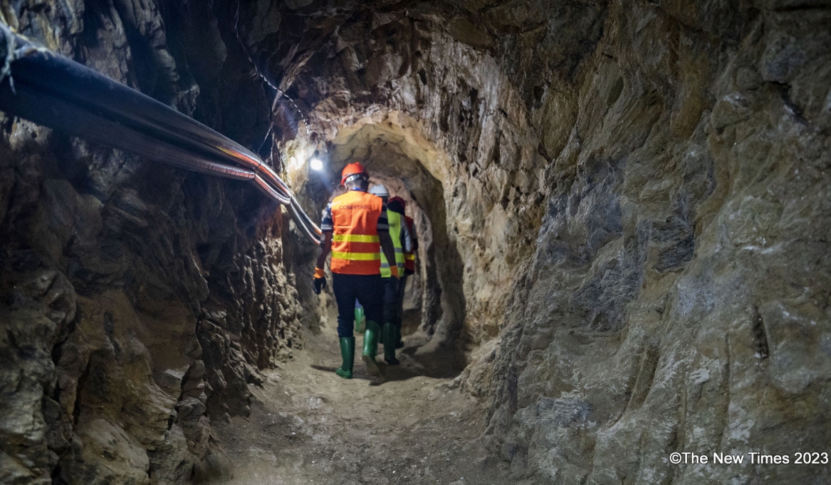 Visitor during a countrywide tour that saw media practitioners visit different mining concessions as part of the Mining Week. Photo by Emmanuel Dushimimana