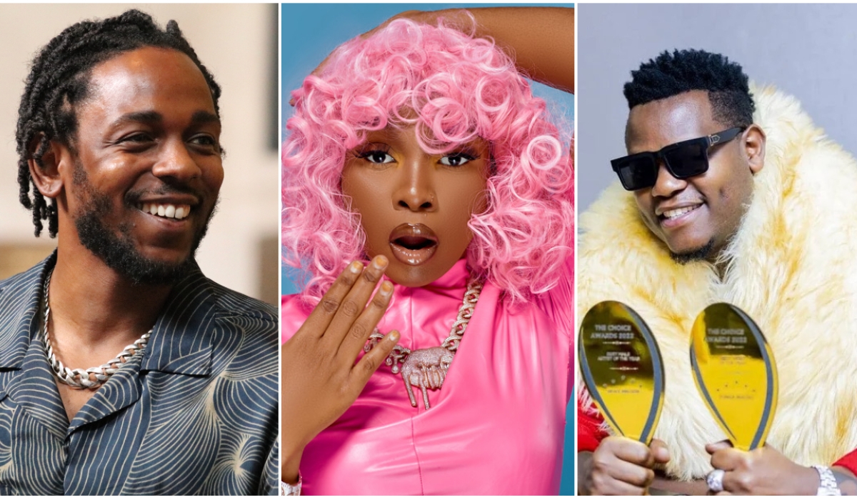 L-R: Kendrick Lamar, Zuchu, and Bruce Melodie.