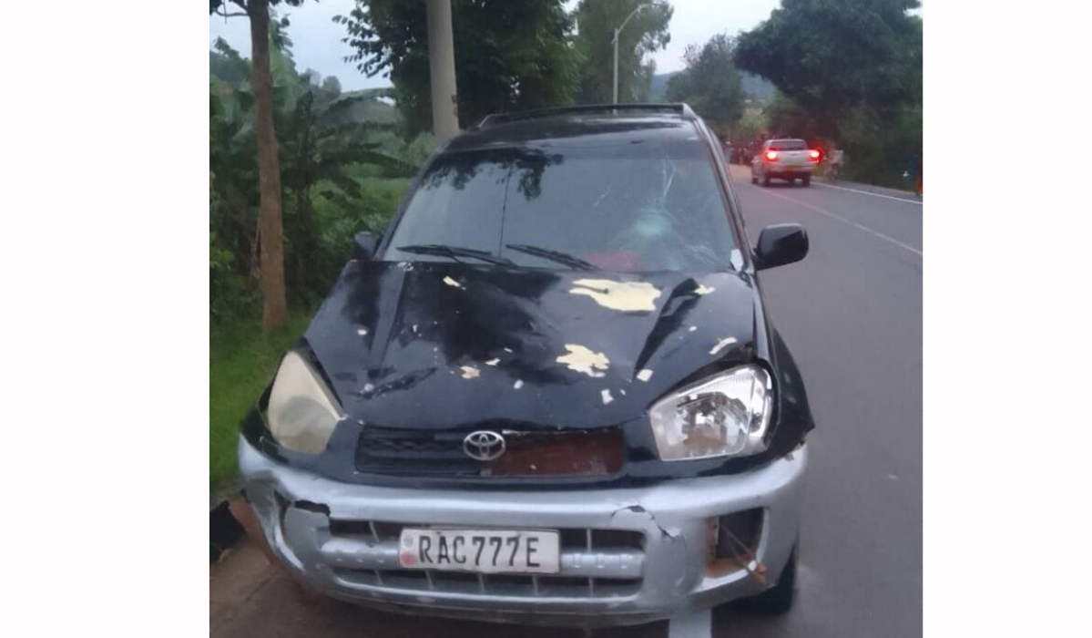 A speeding Toyota RAV4  that killed a six-year-old school child and injured at least nine other people in the evening of Tuesday, December 5, in the Nyagasambu area of Rusororo Sector. Courtesy