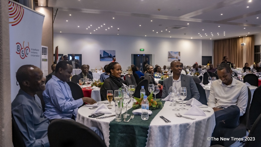 Broadband Systems Corporation (BSC) Rwanda,  hosted a gala dinner to express appreciation to its diverse clientele in Kigali on December 8. Photos by Emmanuel Dushimimana